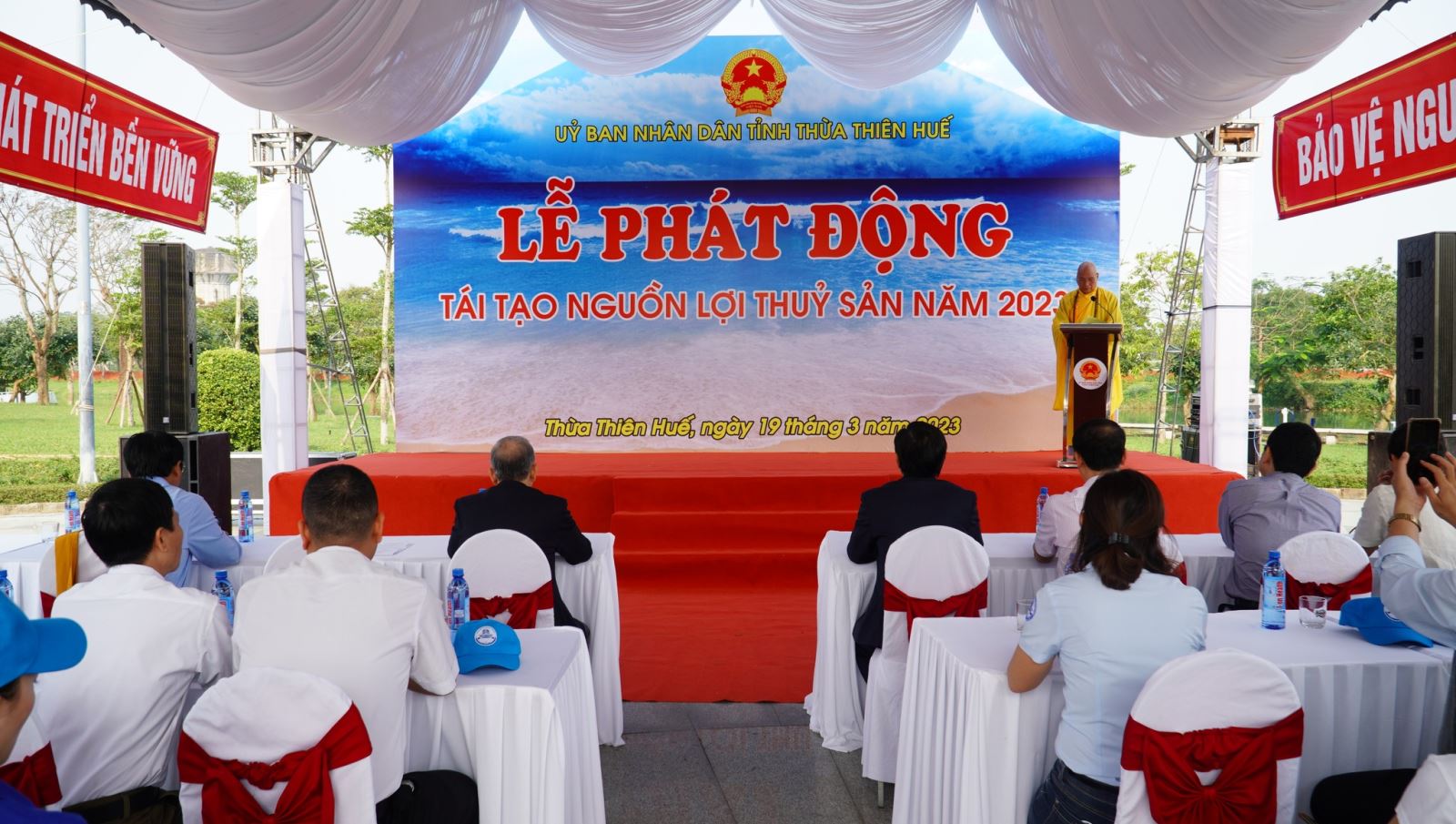Tỉnh Thừa Thiên- Huế tổ chức Lễ phát động tái tạo nguồn lợi thủy sản năm 2023.