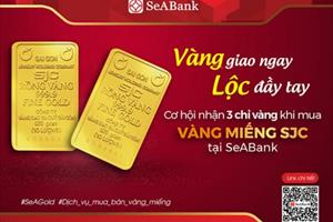 Triển khai dịch vụ mua bán vàng miếng SJC tại SeABank