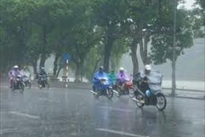 Cảnh báo mưa dông khu vực Hà Nội