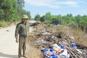 Cần có biện pháp chấm dứt tình trạng xả rác ở Diễn Kim
