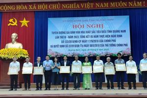 Quảng Nam tuyên dương 97 gia đình văn hóa xuất sắc tiêu biểu
