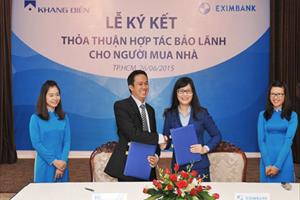 Khang Điền ký kết cùng Eximbank bảo lãnh cho người mua nhà