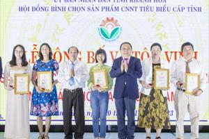 Khánh Hoà bình chọn 35 sản phẩm công nghiệp nông thôn tiêu biểu