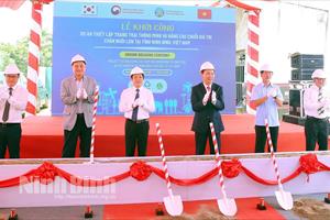 Khởi công dự án trang trại thông minh do Hàn Quốc viện trợ tại Ninh Bình