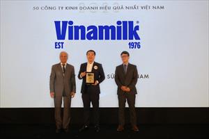 Hơn 10 năm, Vinamilk nằm trong 'top' doanh nghiệp niêm yết hàng đầu
