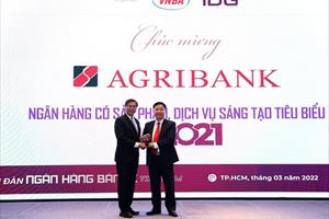 Agribank đón nhận hai giải thưởng Ngân hàng Việt Nam tiêu biểu 2021