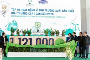 Vinamilk hoàn thành Quỹ 1 triệu cây xanh cho Việt Nam