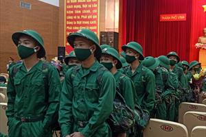 Nghệ An: Hơn 3.000 thanh niên hăng hái lên đường nhập ngũ
