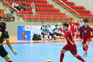 Đội tuyển Futsal nữ Việt Nam dẫn đầu bảng xếp hạng tại SEA Games 31