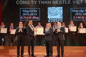 Nestlé Việt Nam được Bộ Tài chính vinh danh Top 30 đơn vị nộp thuế tiêu biểu