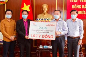 Tập đoàn Hưng Thịnh ủng hộ 3 tỷ đồng hỗ trợ đồng bào bị thiệt hại do bão số 9