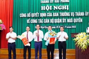 Hải Phòng, Quảng Ninh điều động nhiều lãnh đạo ban ngành
