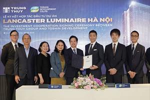 Tập đoàn Takashimaya và Tập đoàn Trung Thủy bắt tay nhau đầu tư Dự án Lancaster Luminaire