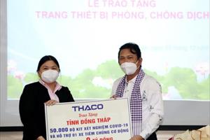 THACO tặng thiết bị y tế trị giá 09 tỷ đồng cho Đồng Tháp