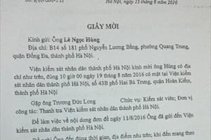 Viện Kiểm sát nhân dân TP. Hà Nội: Chậm giải quyết đơn tố cáo của công dân!?