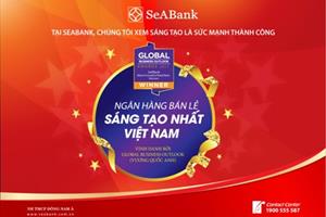 SeABank được Global Business Outlook trao vinh doanh “Ngân hàng bán lẻ sáng tạo nhất Việt Nam”