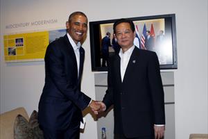 Thủ tướng Nguyễn Tấn Dũng hội kiến Tổng thống Barak Obama