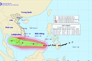 Bình Thuận có thể sơ tán hơn 35.000 dân tránh bão số 16
