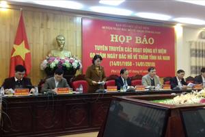 Lễ kỷ niệm 60 năm ngày Bác Hồ về thăm tỉnh Hà Nam sẽ diễn ra vào ngày 13/1
