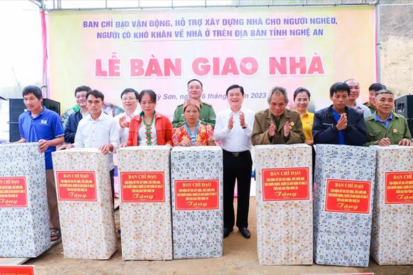 Nghệ An hoàn thành hơn 8.400 căn nhà cho người nghèo