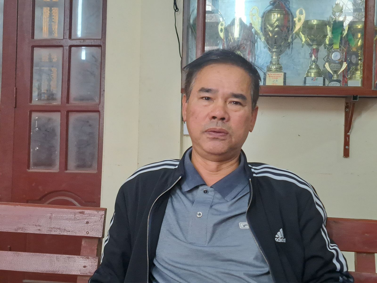 Ông Bùi Văn Minh (tổ dân phố Liên Thịnh, phường Hải Bình, thị xã Nghi Sơn) ngư dân có tàu 67 