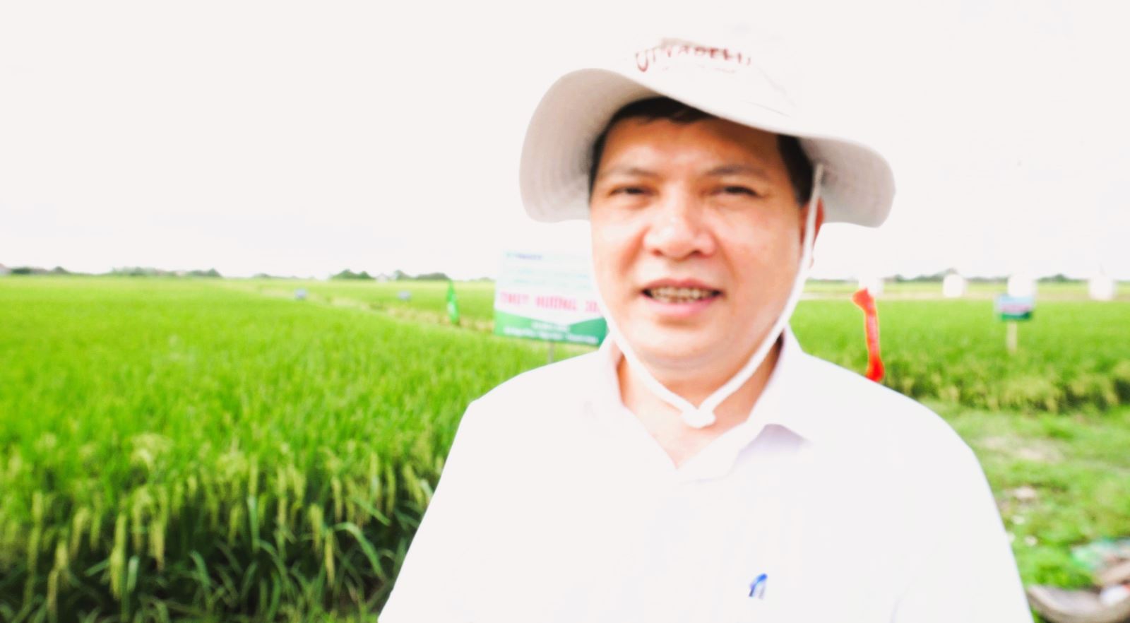 Phó chủ tịch UBND huyện Nga Sơn phấn khởi về mô hình bao tiêu sản phẩm, giúp nông dân yên tâm sản xuất và thuận lợi cho việc cơ giới hóa trên cánh đồng mẫu lớn.