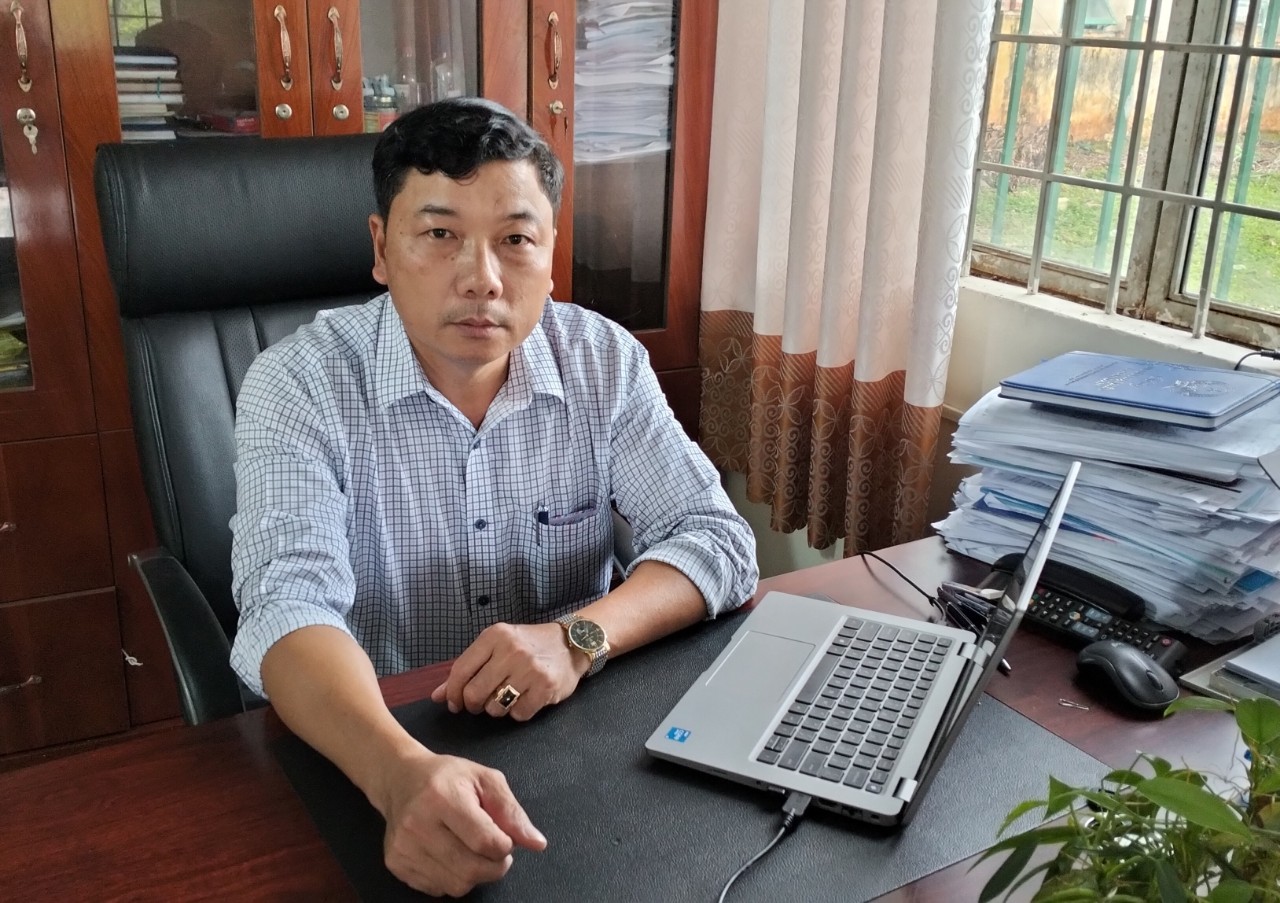 Ông Nguyễn Văn Minh - Chủ tịch UBND xã Ea Kuêh