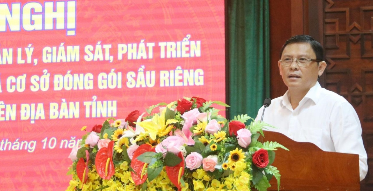 Ông Nguyễn Tuấn Hà - Phó Chủ tịch Thường trực UBND tỉnh Đắk Lắk phát biểu tại hội nghị 