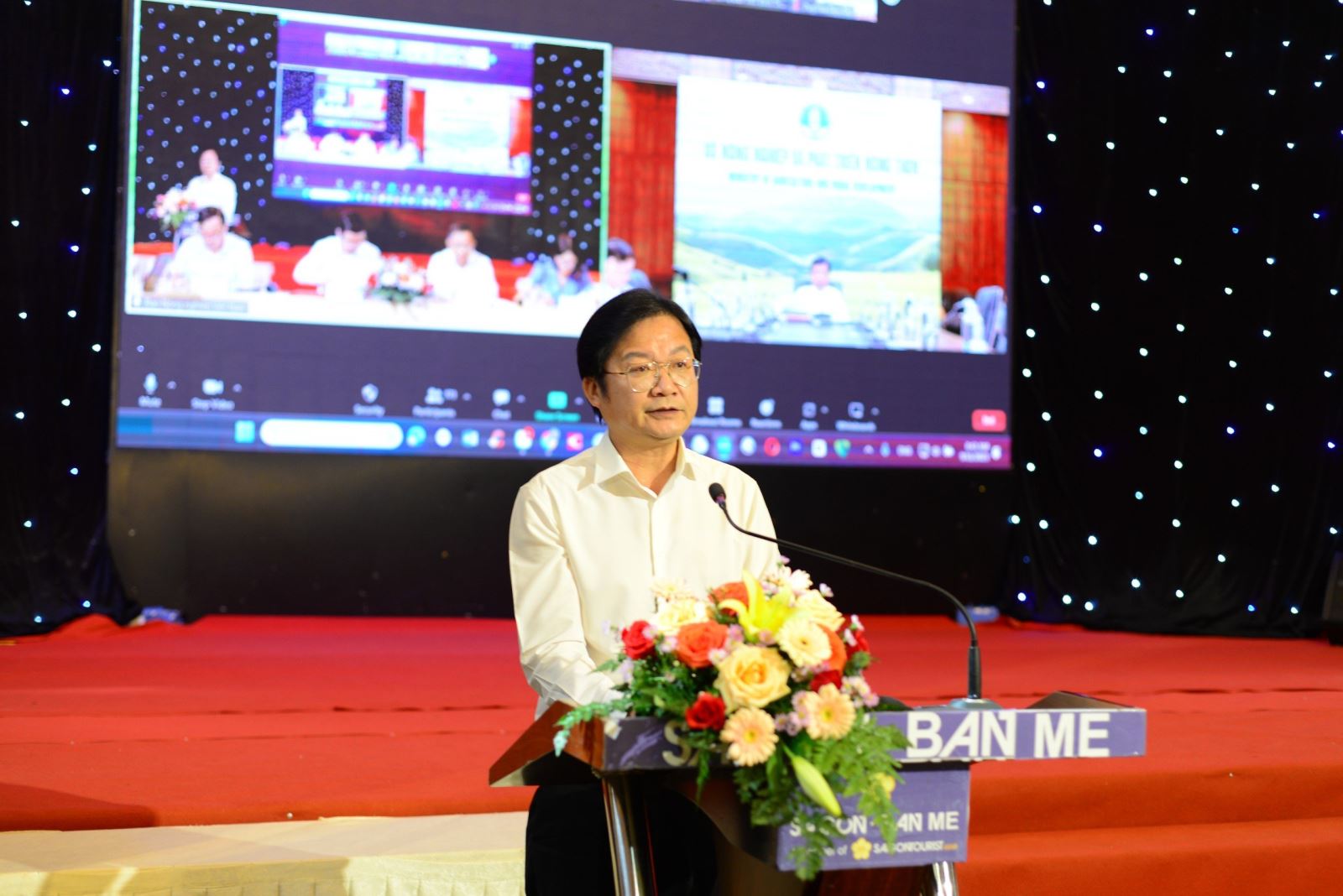 Ông Nguyễn Hoài Dương, Giám đốc Sở NN-PTNT Đắk Lắk nhấn mạnh tư duy chia sẻ thị trường sầu riêng bền vững