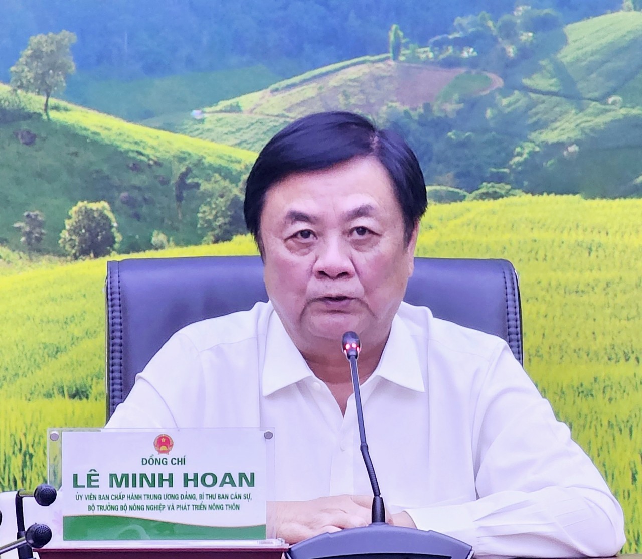 Bộ trưởng Bộ NN-PTNT Lê Minh Hoan phát biểu khai mạc diễn đàn