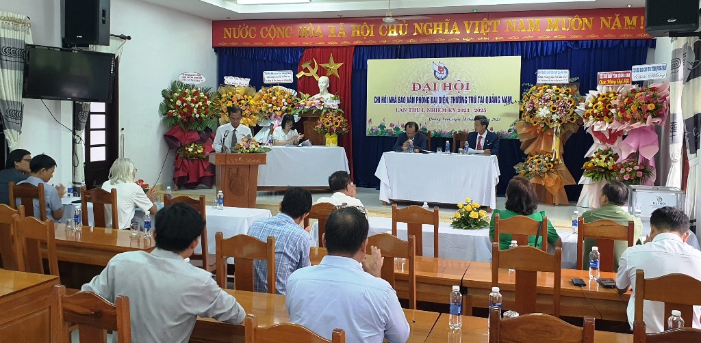 Đại hội Chi hội Nhà báo Văn phòng đại diện, thường trú tại Quảng Nam, nhiệm kỳ 2023 -2025