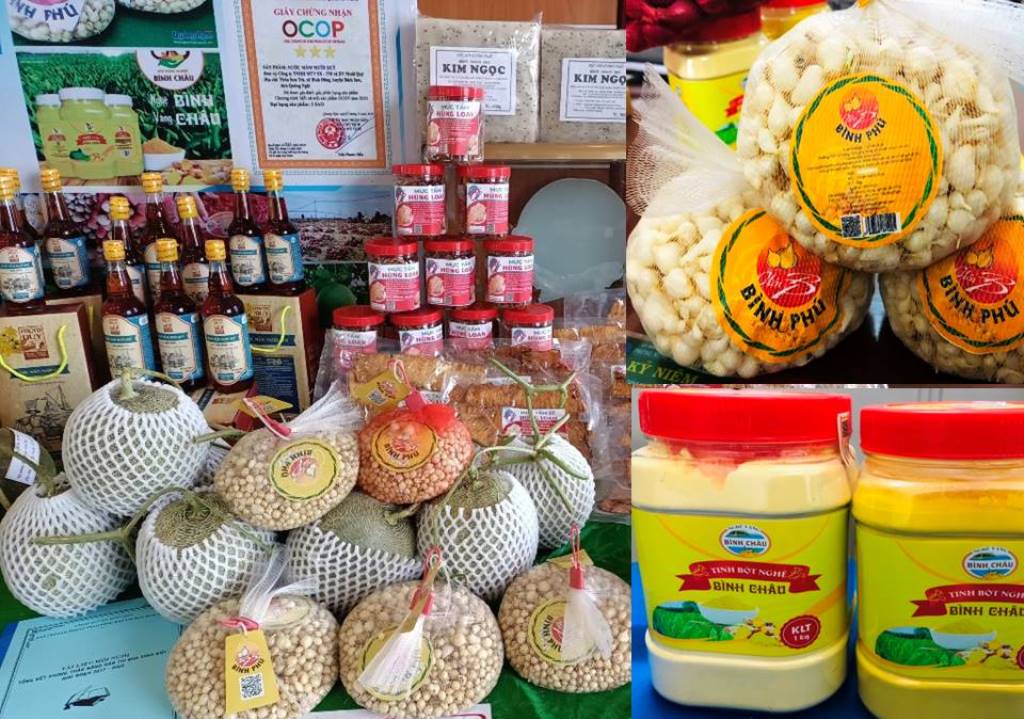Huyện Bình Sơn đã có 07 sản phẩm được tỉnh công nhận sản phẩm OCOP hạng 3 sao 