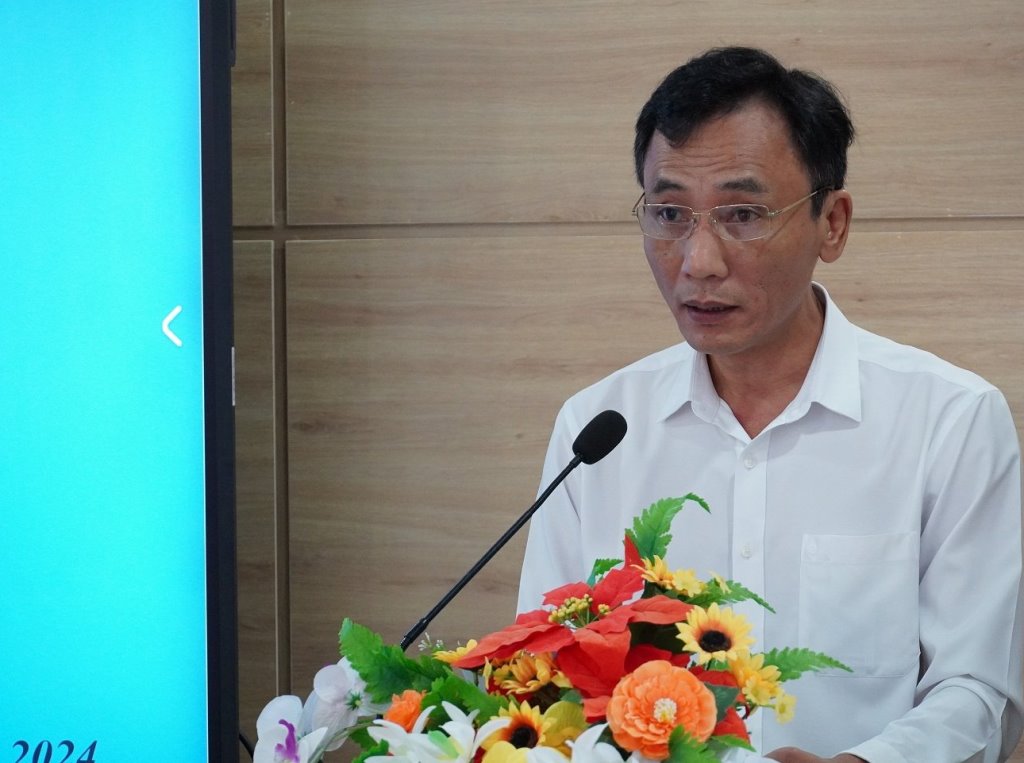 Giám đốc Sở KH&CN Quảng Nam Nguyễn Phi Thạnh phát biểu khai mạc hội thảo