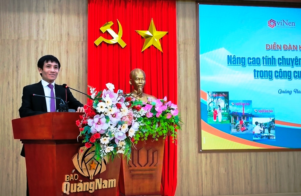 TS. Đinh Việt Hòa: “Các nhà báo hãy viết những câu chuyện, những nổ lực không ngừng về doanh nhân, về nhà khởi nghiệp”