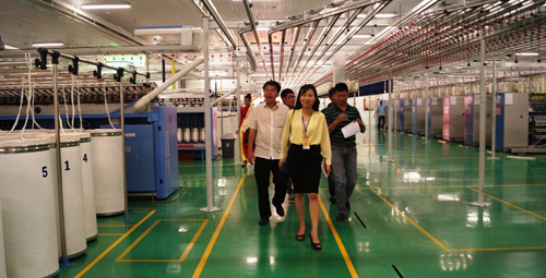 Nhà máy sợi Hòa Thọ Thăng Bình chính thức đưa vào hoạt động