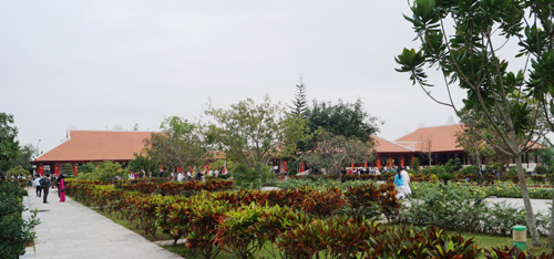 Khu lưu niệm Thủ tướng Phạm Văn Đồng tại xã Đức Tân, huyện Mộ Đức, tỉnh Quảng Ngãi. 