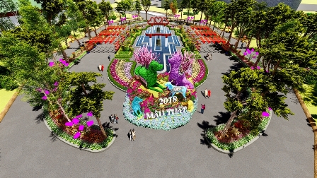 Chiêm ngưỡng 7 kỳ quan thế giới bằng hoa tươi tại Sun World Halong Complex