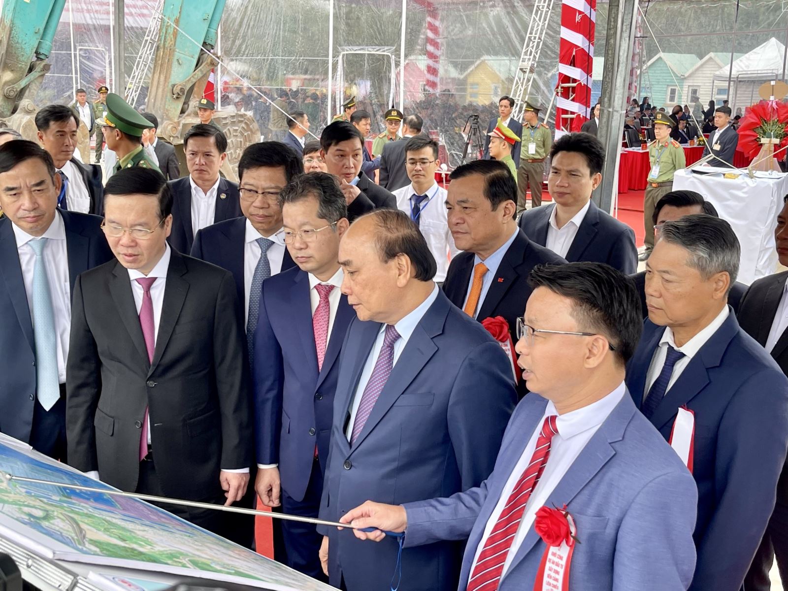 Chủ tịch nước Nguyễn Xuân Phúc tại buổi Lễ khởi công Dự án đầu tư xây dựng Bến cảng Liên Chiểu, phần cơ sở hạ tầng dùng chung.