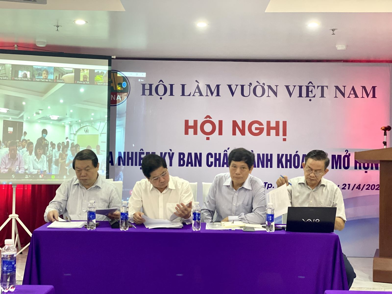 Sáng ngày 21/04/2023, Hội nghị Ban chấp hành Hội Làm vườn Việt Nam mở rộng khoá VII diễn ra tại thành phố biển Đà Nẵng.