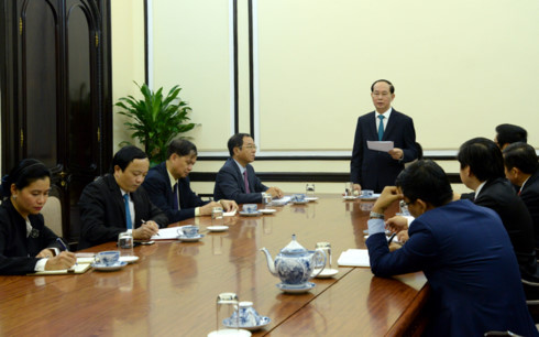Chủ tịch nước làm việc với lãnh đạo Hội đồng Tư vấn Kinh doanh APEC