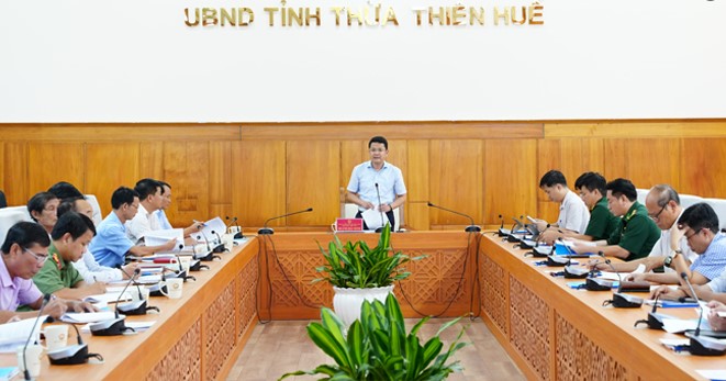 Tỉnh Thừa Thiên- Huế tổ chức cuộc họp rà soát và triển khai công tác phòng, chống thiên tai năm 2023. 