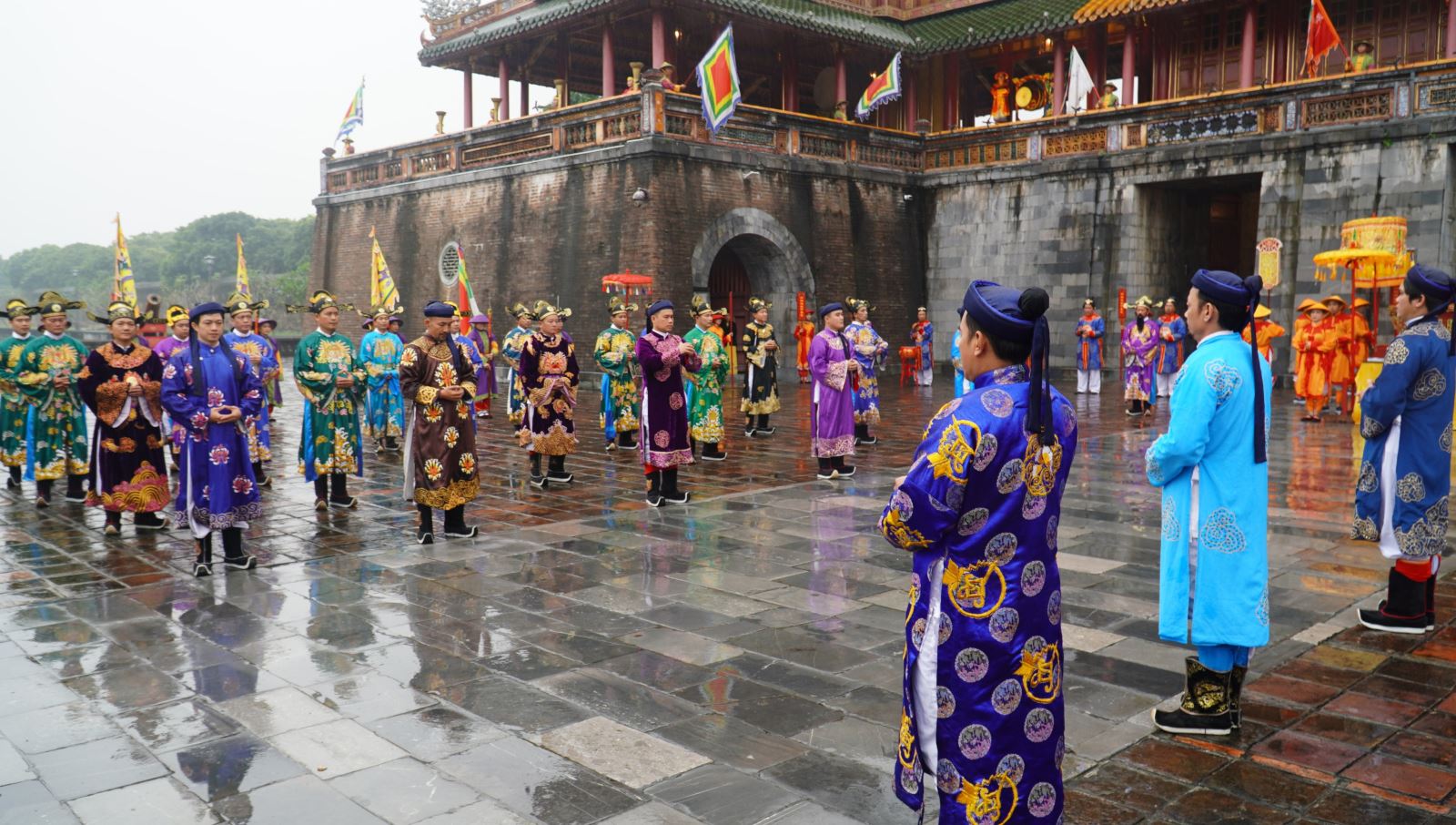 Tái hiện Lễ Ban Sóc triều Nguyễn hoạt động đầu tiên Festival Huế 2023.