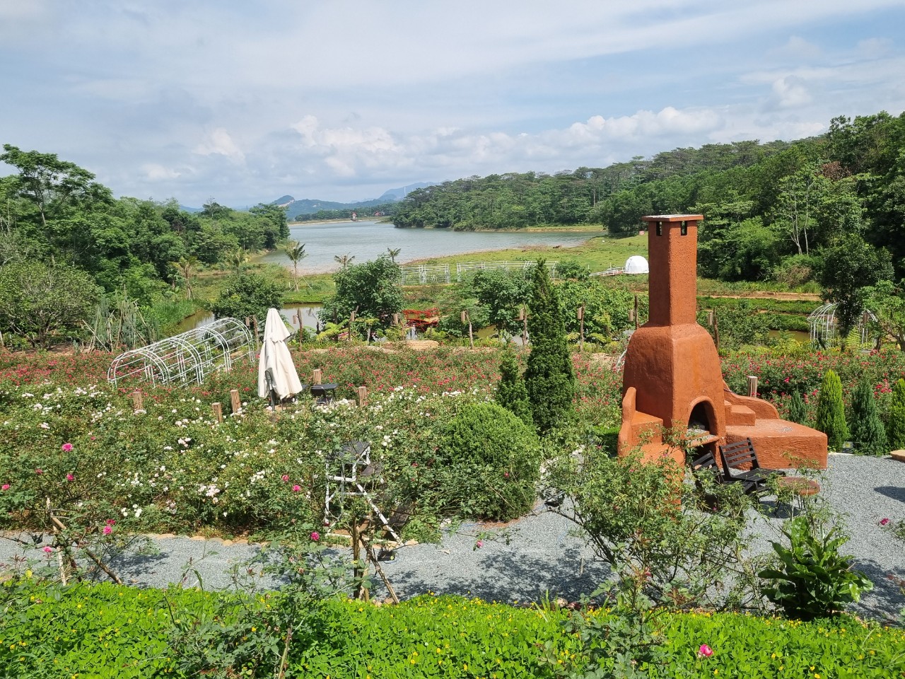 Phong trào xây dựng vườn mẫu cũng phát triển ở Hướng Hóa.