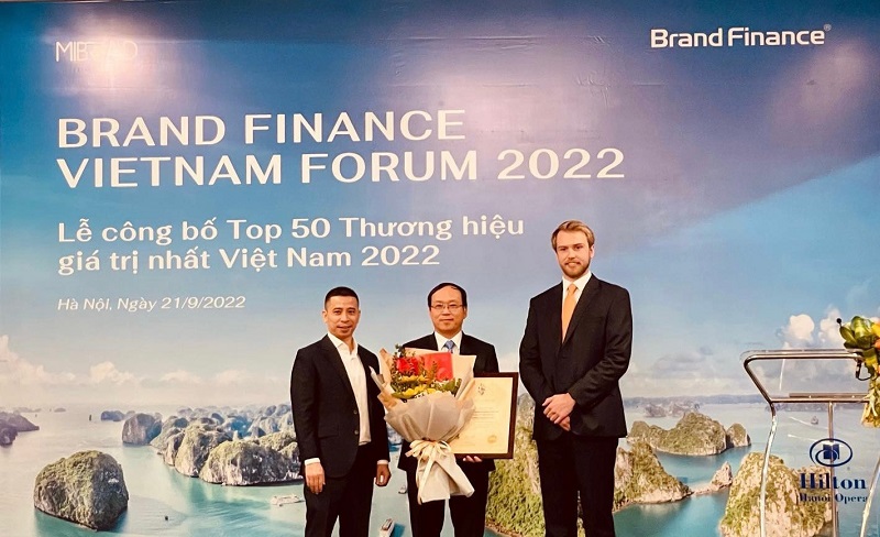 Bảo Việt được tôn vinh Top 50 thương hiệu có giá trị nhất Việt Nam năm 2022.