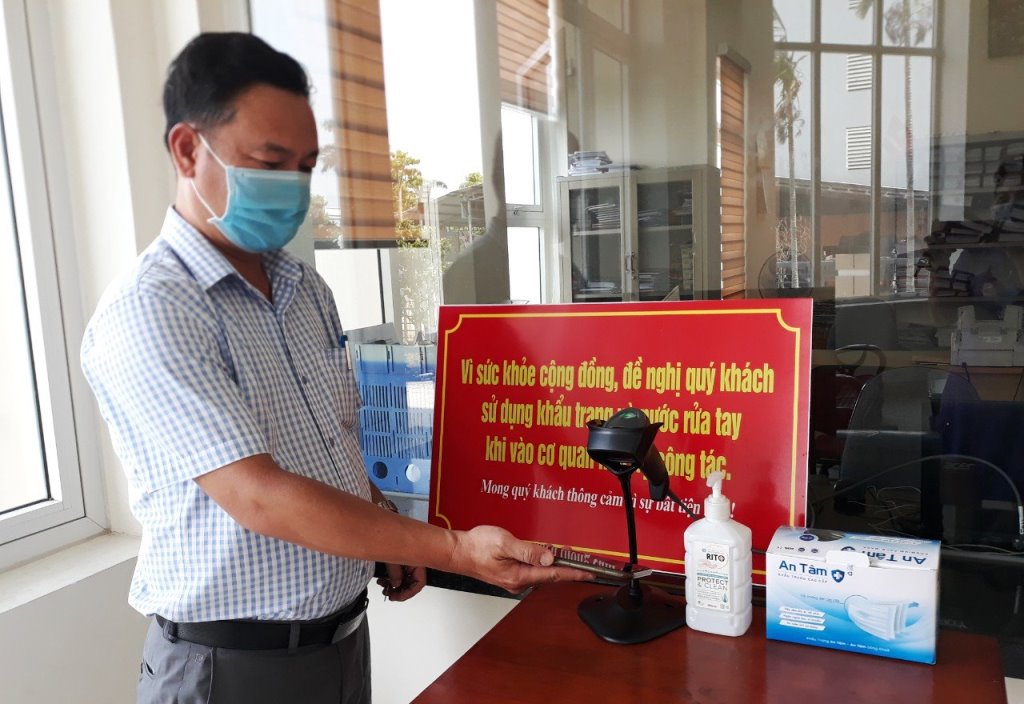 Quảng Nam vận động người dân khai báo y tế điện tử thông qua mã QR