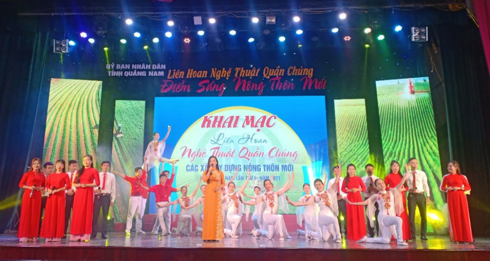 Các tiết mục biểu diễn dự thi của của các địa phương trong tỉnh Quảng Nam