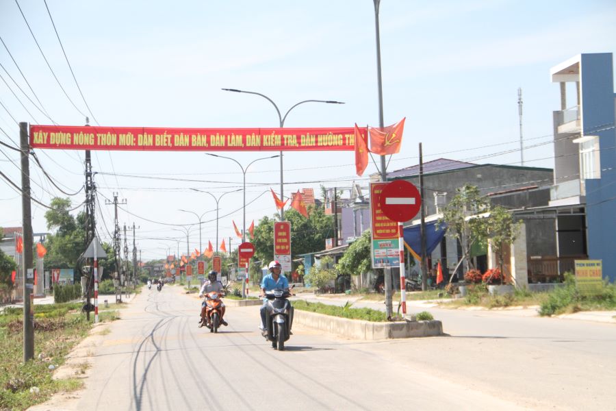 Nông thôn mới khang trang ở tỉnh Thừa Thiên- Huế.