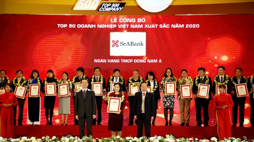 SeABank được xếp hạng TOP 50 doanh nghiệp tư nhân lớn nhất Việt Nam năm 2020