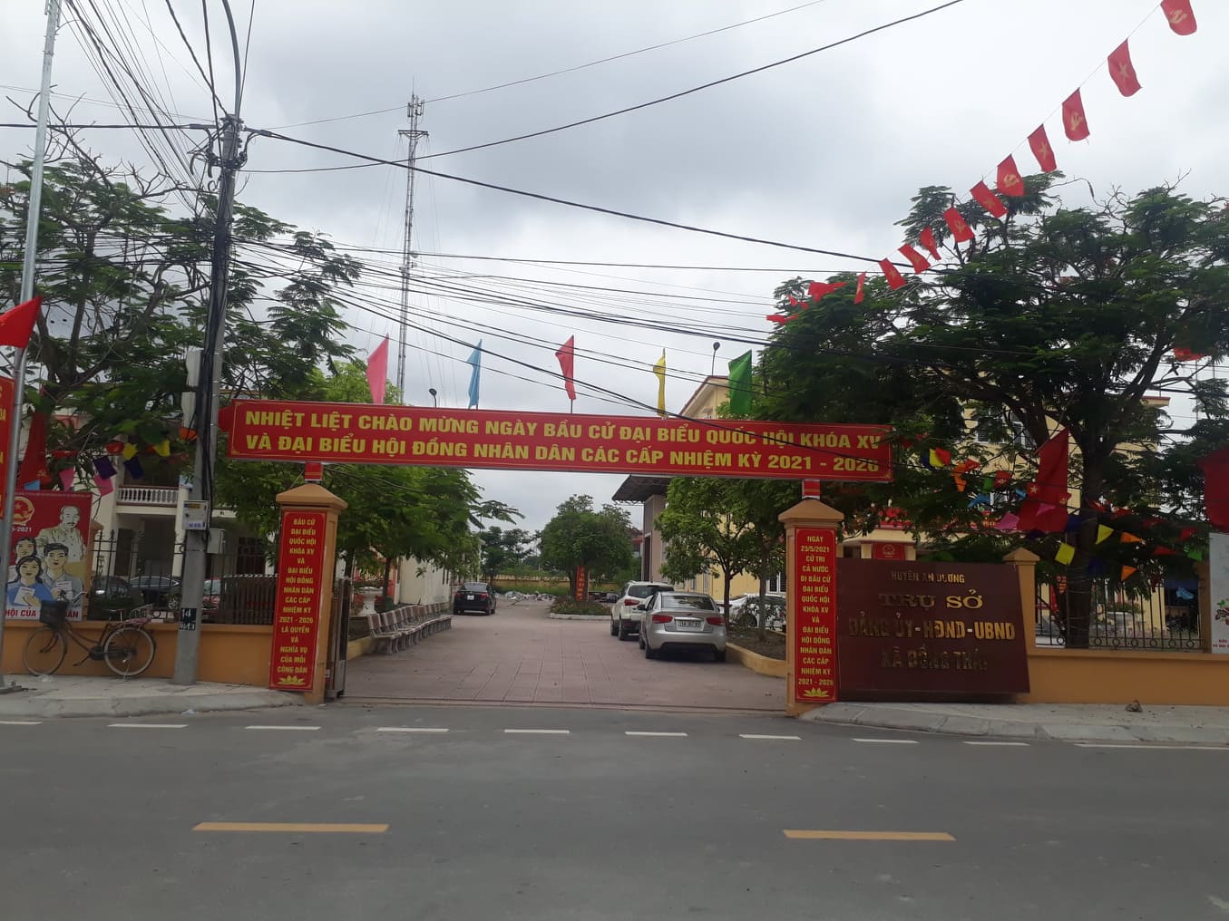 Xã Đồng Thái, huyện An Dương chuẩn bị sẵn sàng cho ngày mai bầu cử Quốc hội khóa XV, Bầu cử HĐND các cấp, nhiệm kỳ 2021-2026.