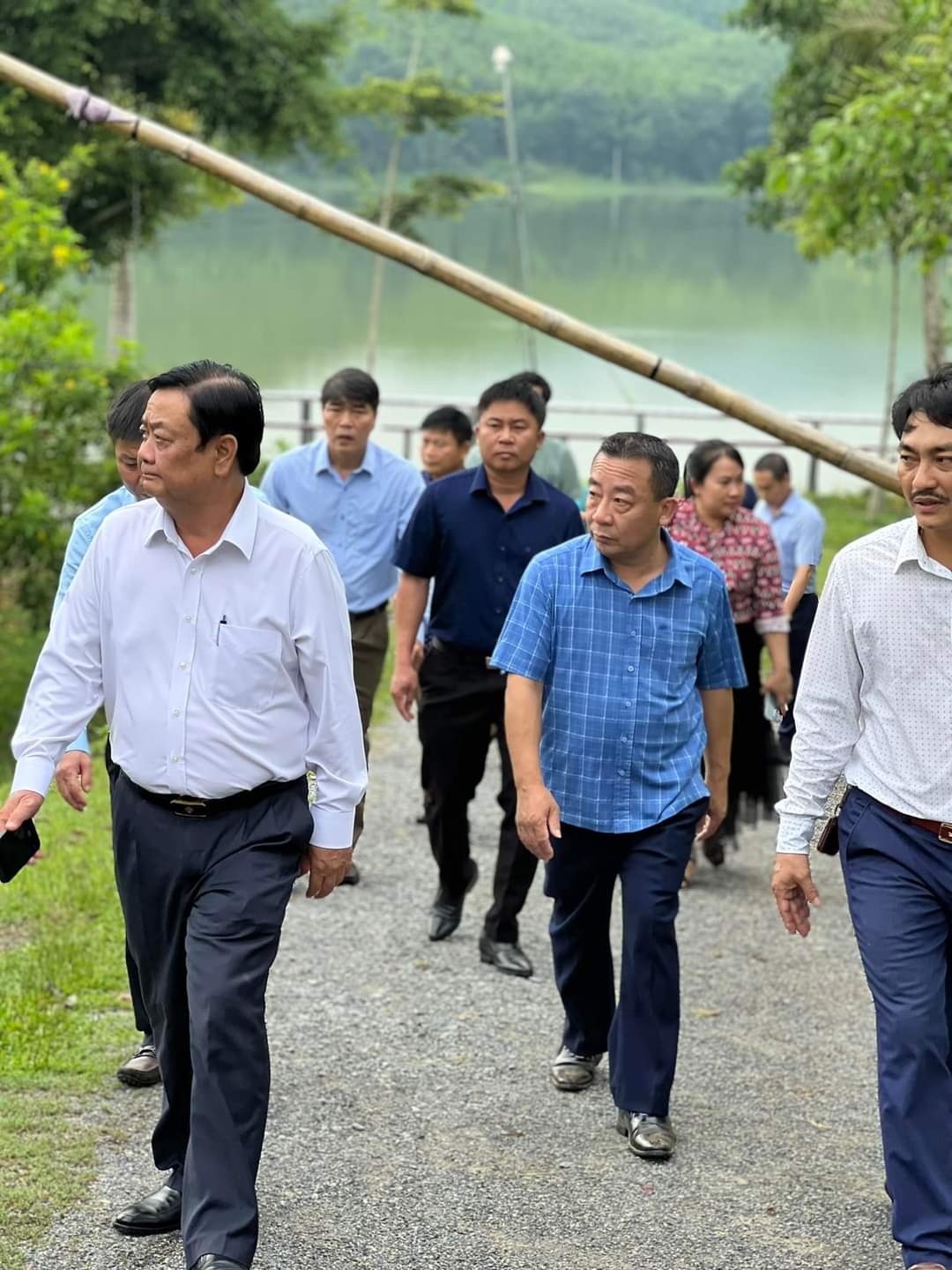 Bộ trưởng Bộ Nông nghiệp và Phát triển nông thôn Lê Minh Hoan Thăm khu du lịch Hòn Mát Farm stay tại Nghĩa Đàn